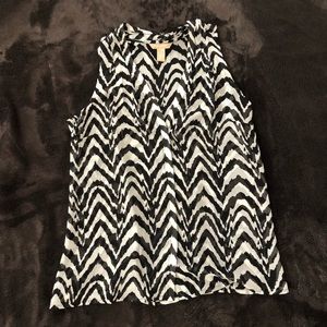 Zebra print top